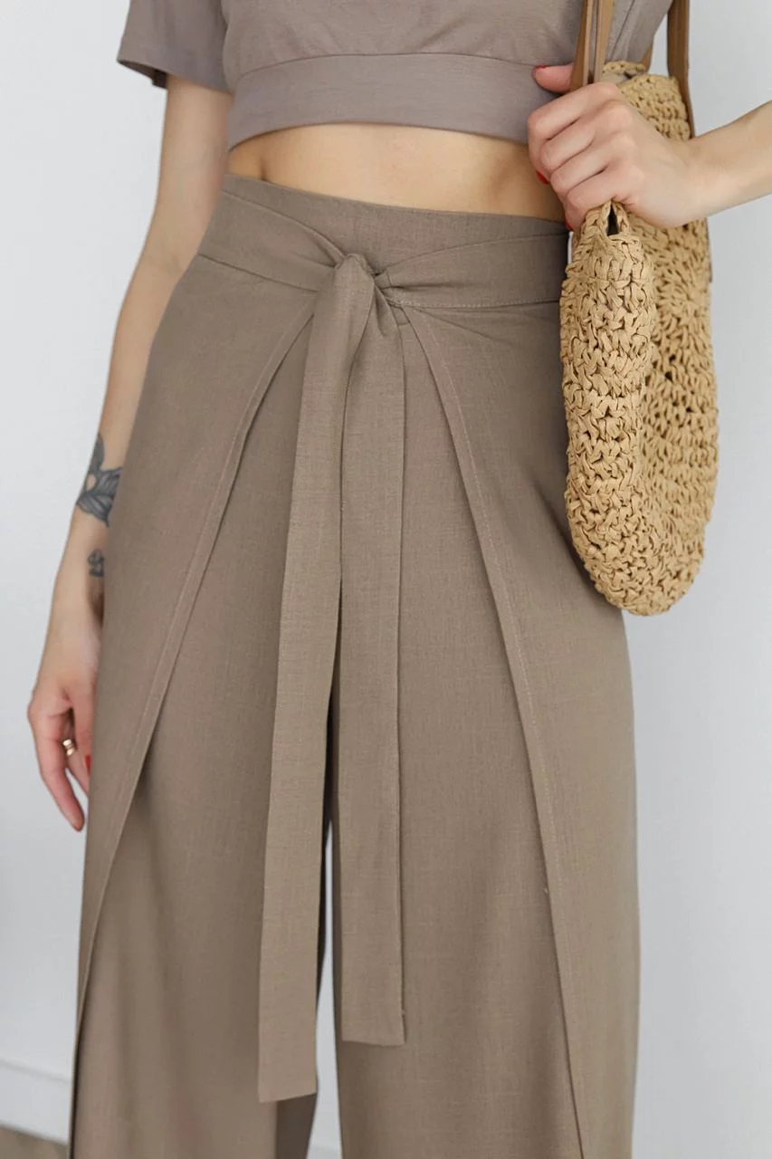 ELLA | LINNEN-BLEND PANTS LOOSE FIT