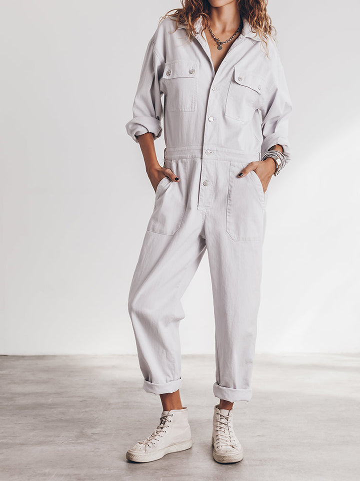 PALOMA™ | WOMEN'S RELAXED FIT BUTTON FRONT JUMPSUIT