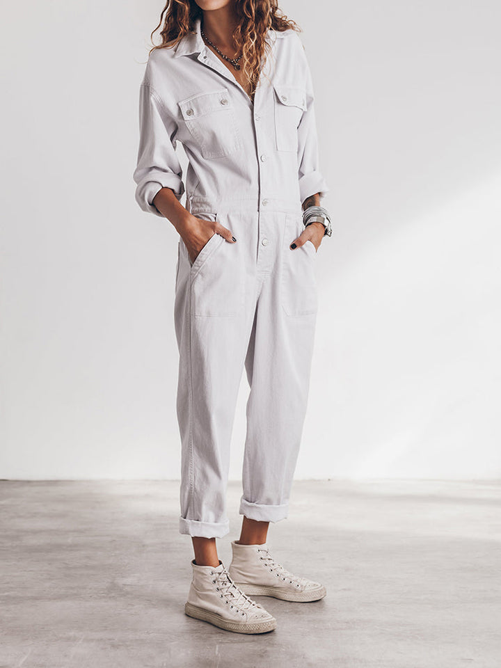 PALOMA™ | WOMEN'S RELAXED FIT BUTTON FRONT JUMPSUIT