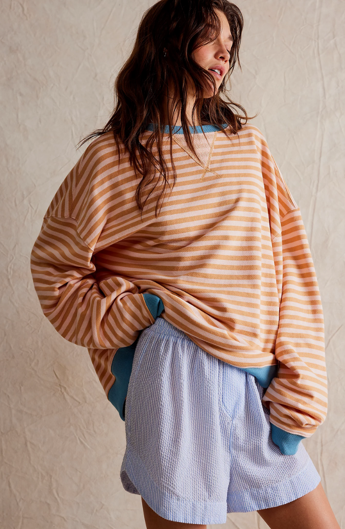 AMBER | OVERSIZED STRIPED JUMPER