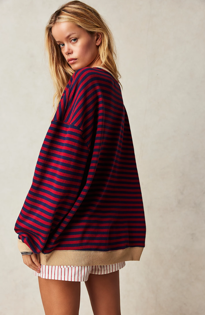 AMBER | OVERSIZED STRIPED JUMPER