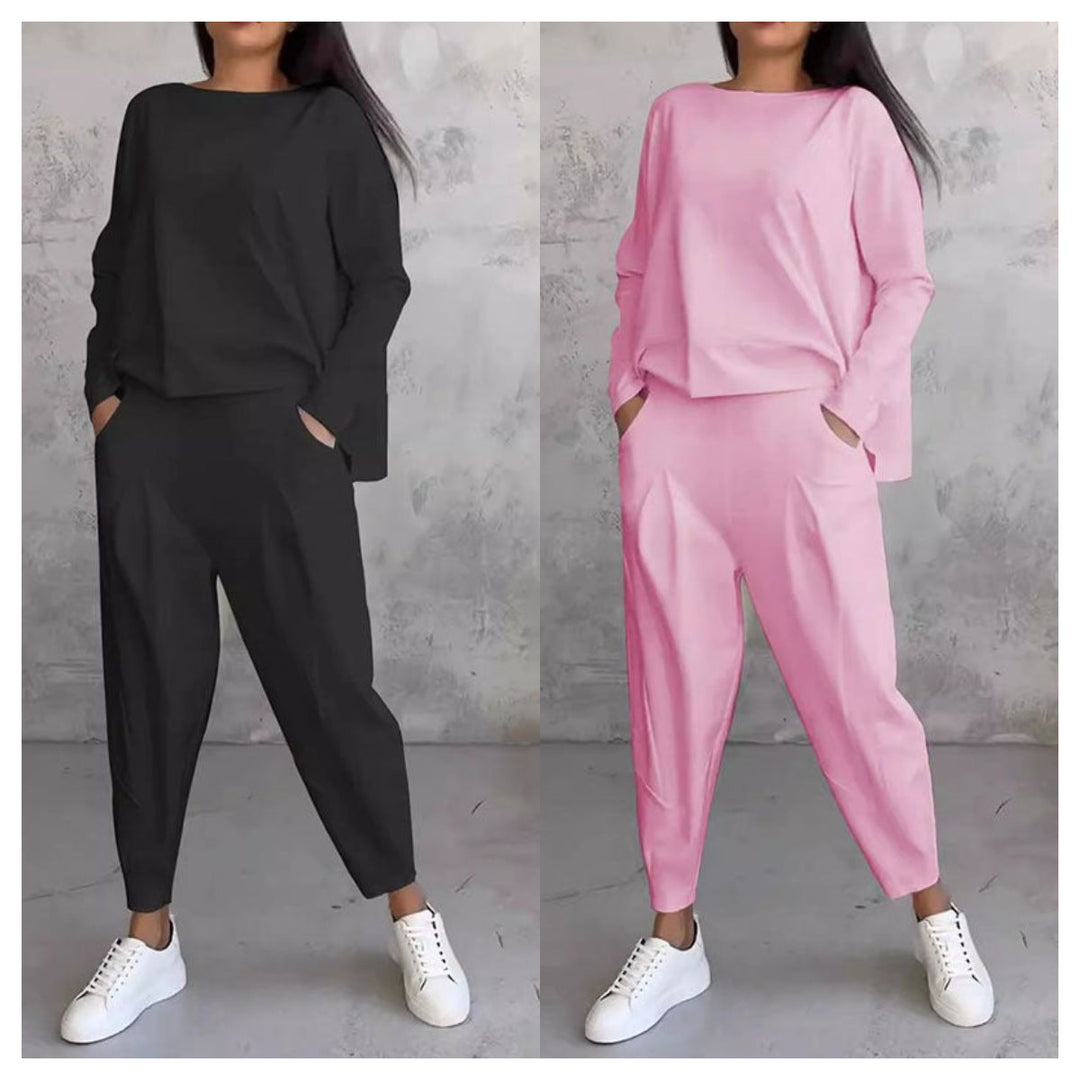 ALISHA | LONG-SLEEVE TOP & PANTS