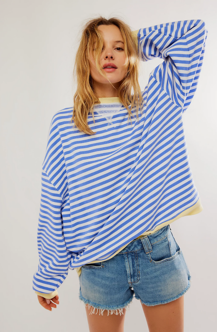 AMBER | OVERSIZED STRIPED JUMPER