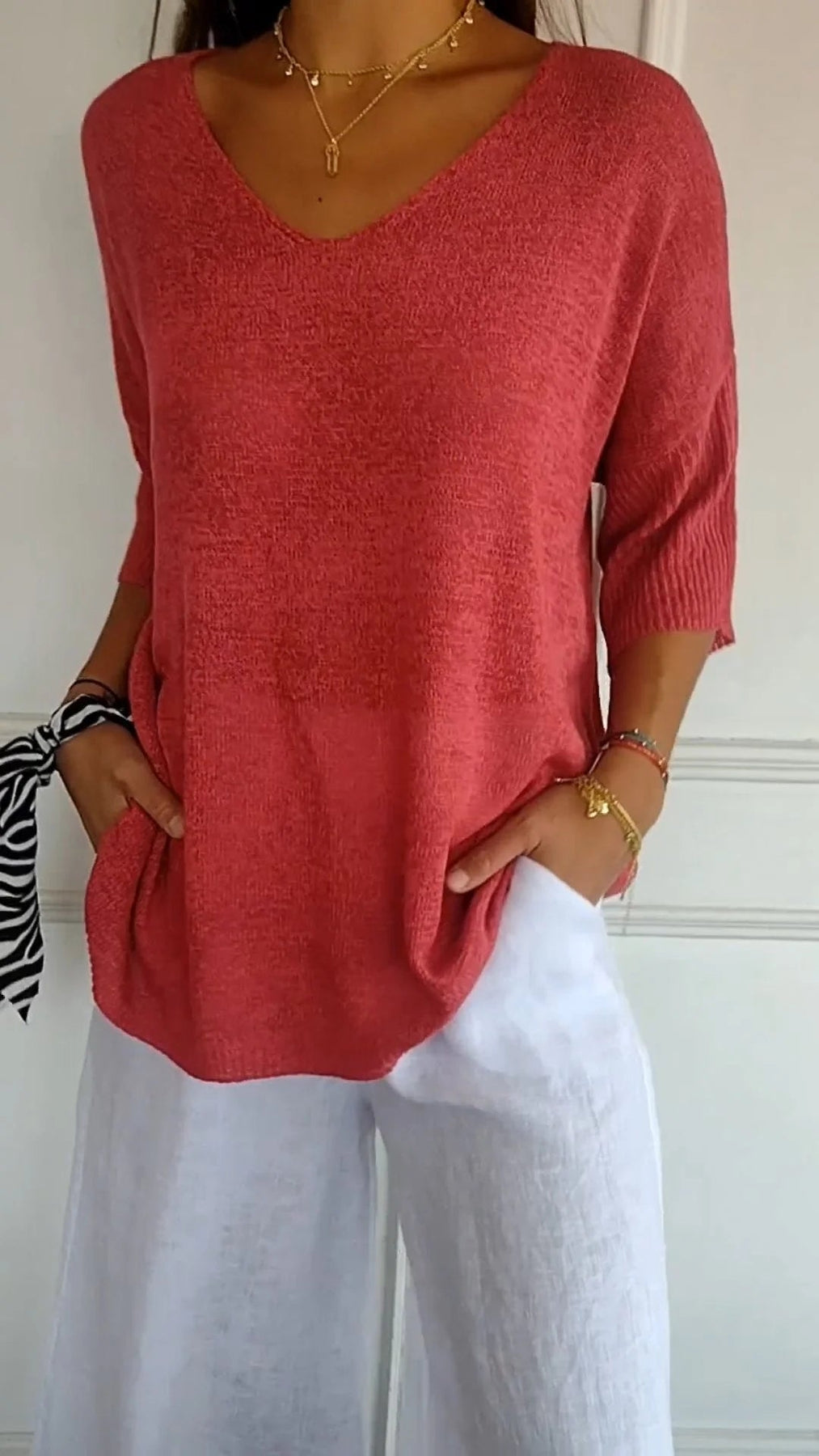 Loose soft and stylish jumper for women