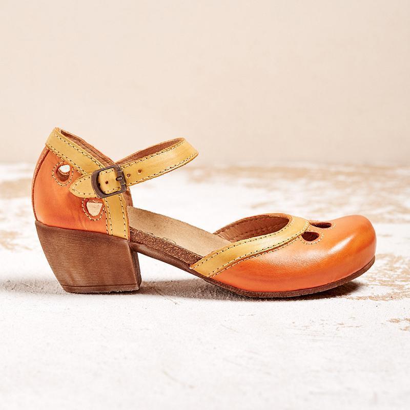 Amalia - Orthopedic Sandals With Low Heel