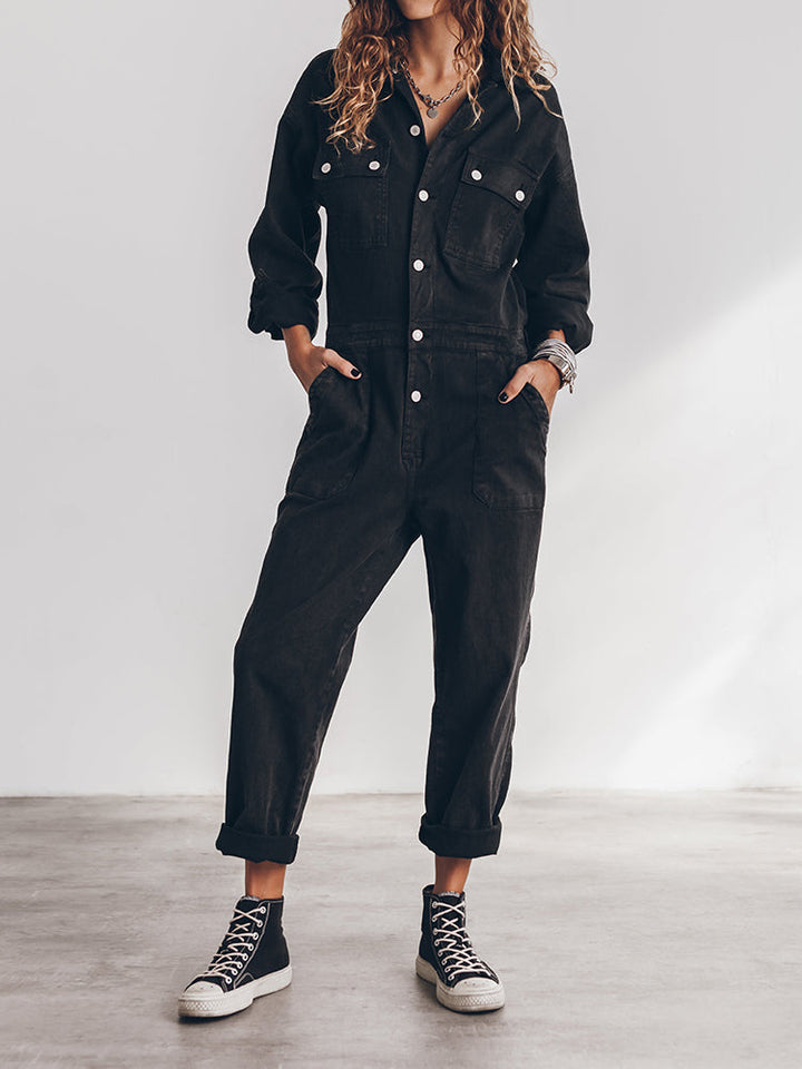 PALOMA™ | WOMEN'S RELAXED FIT BUTTON FRONT JUMPSUIT