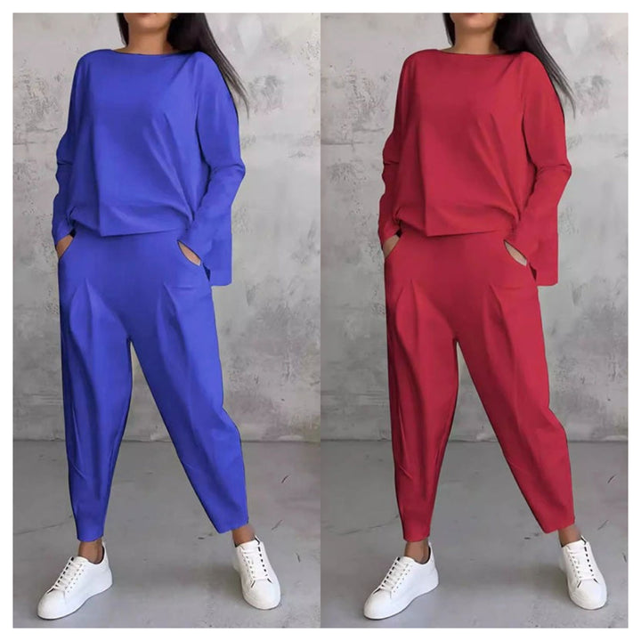 ALISHA | LONG-SLEEVE TOP & PANTS