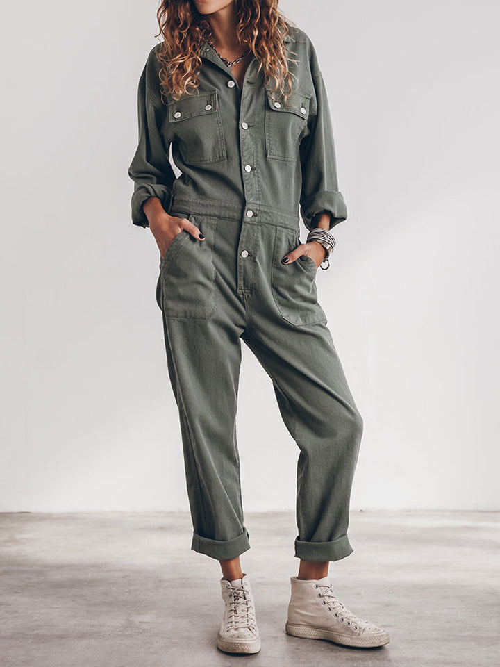 PALOMA™ | WOMEN'S RELAXED FIT BUTTON FRONT JUMPSUIT