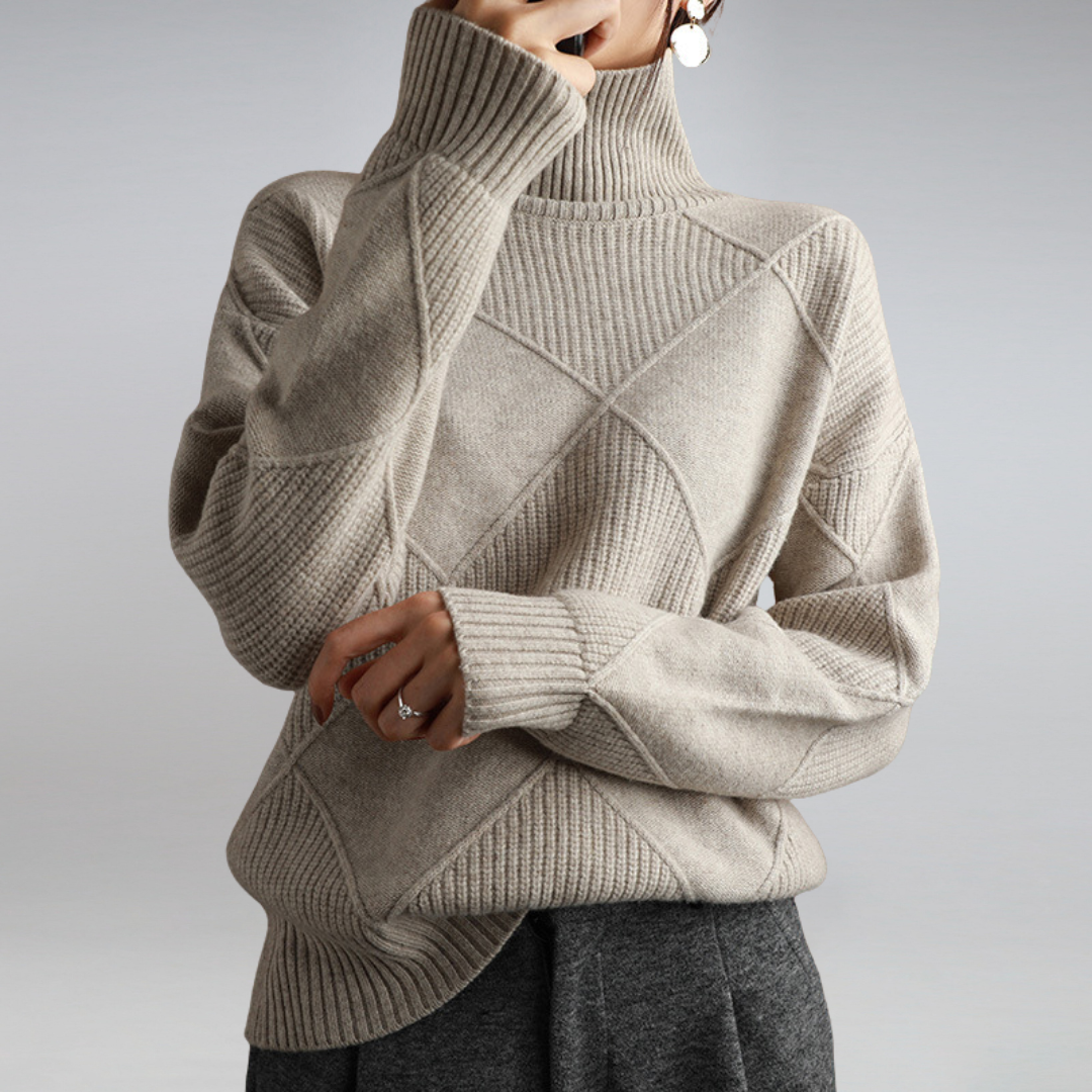 BEULAH | SOFT TURTLENECK SWEATER