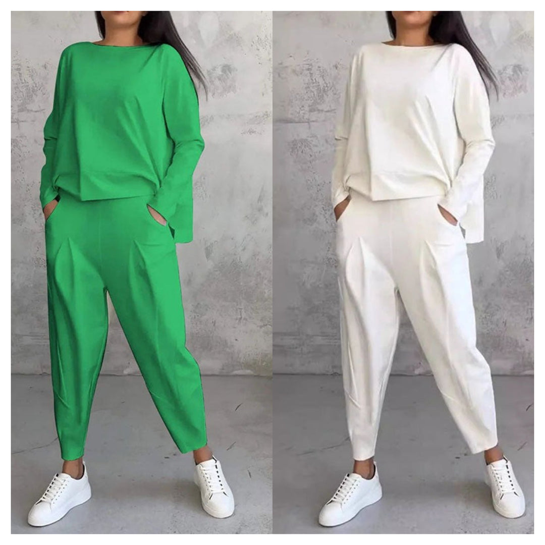 ALISHA | LONG-SLEEVE TOP & PANTS