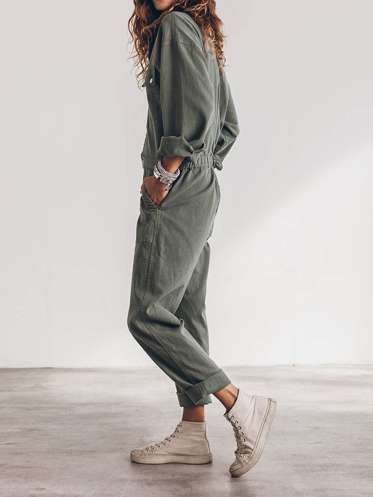 PALOMA™ | WOMEN'S RELAXED FIT BUTTON FRONT JUMPSUIT