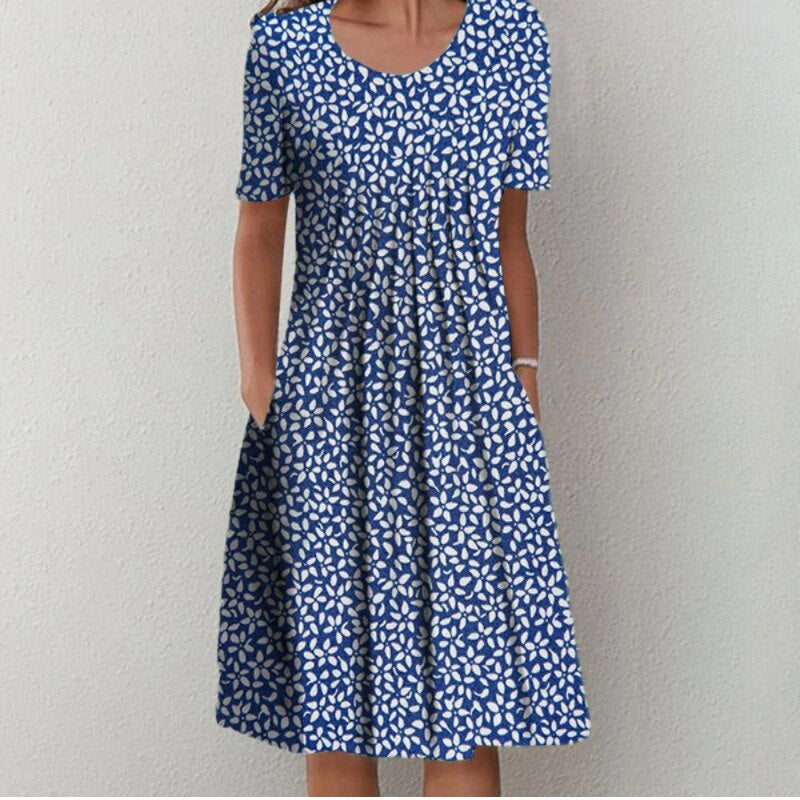 SALLY | PRINTED ELEGANT DRESS