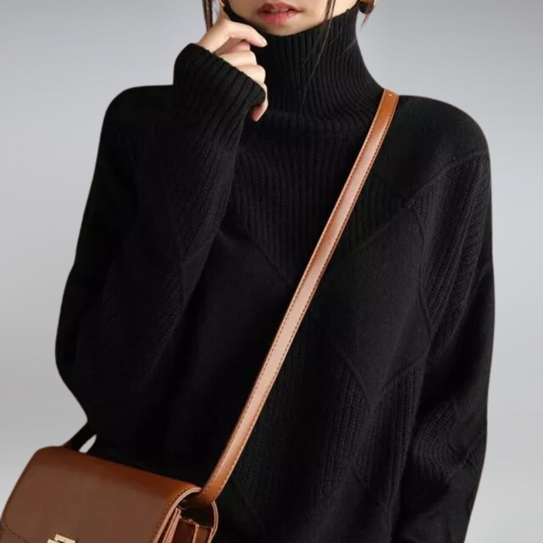 BEULAH | SOFT TURTLENECK SWEATER