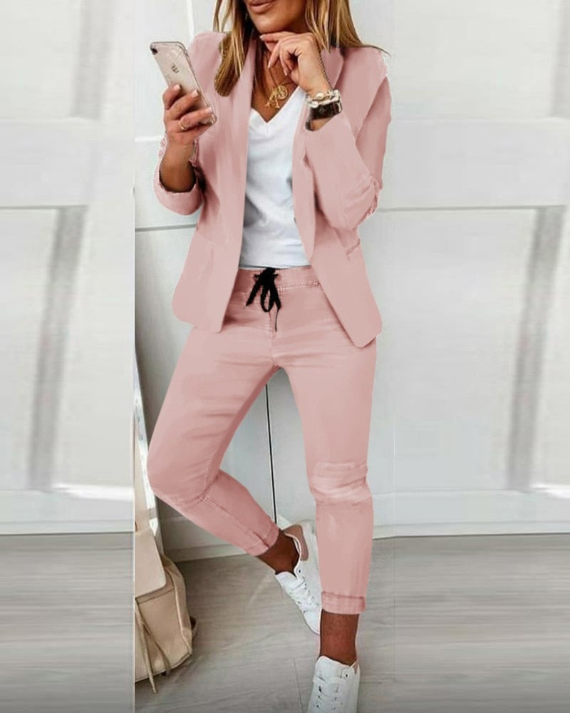 ANNA | BLAZER AND TROUSERS SET