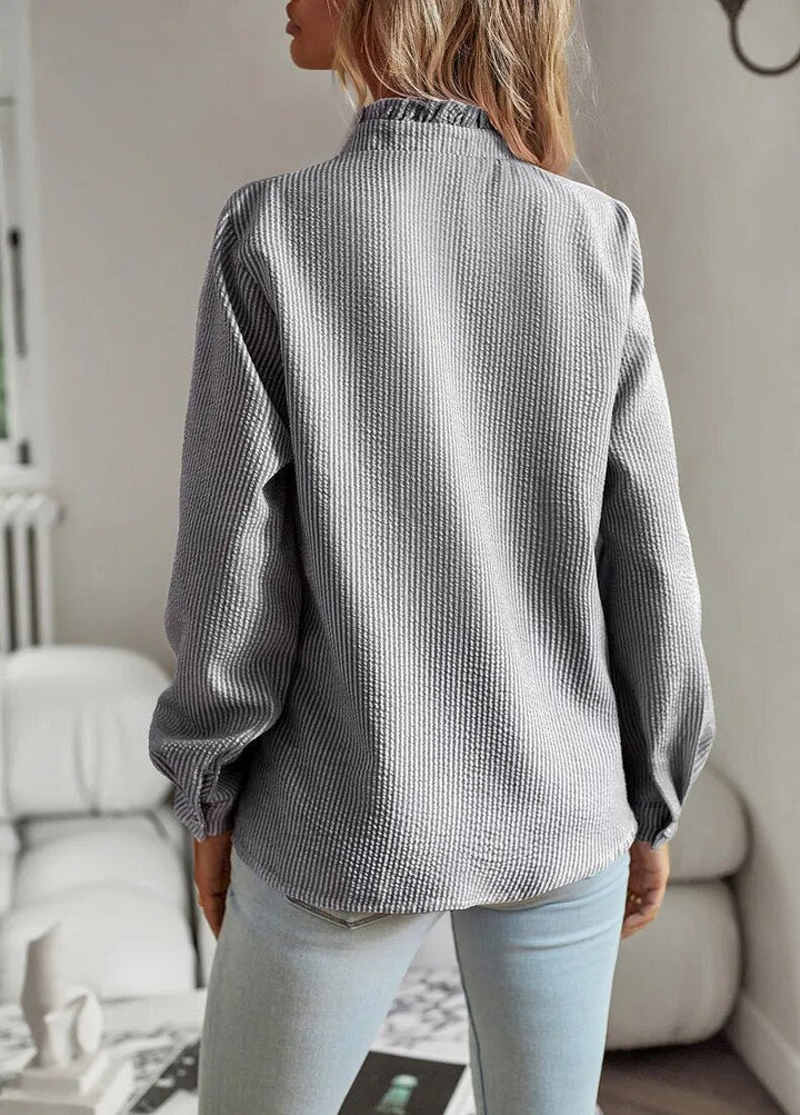 Elegant long sleeve blouse