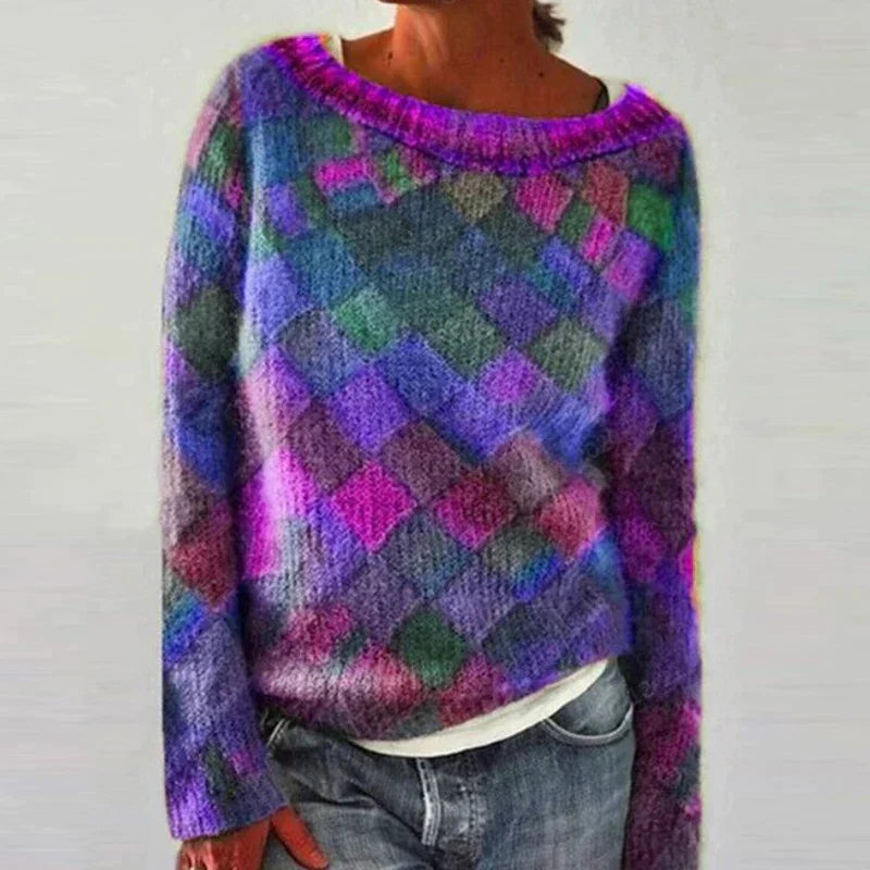 ROSIE LEROY | COLORFUL & STYLISH O-NECK JUMPER