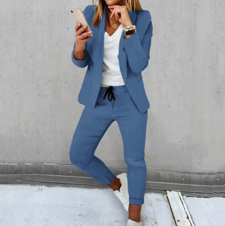 ANNA | BLAZER AND TROUSERS SET