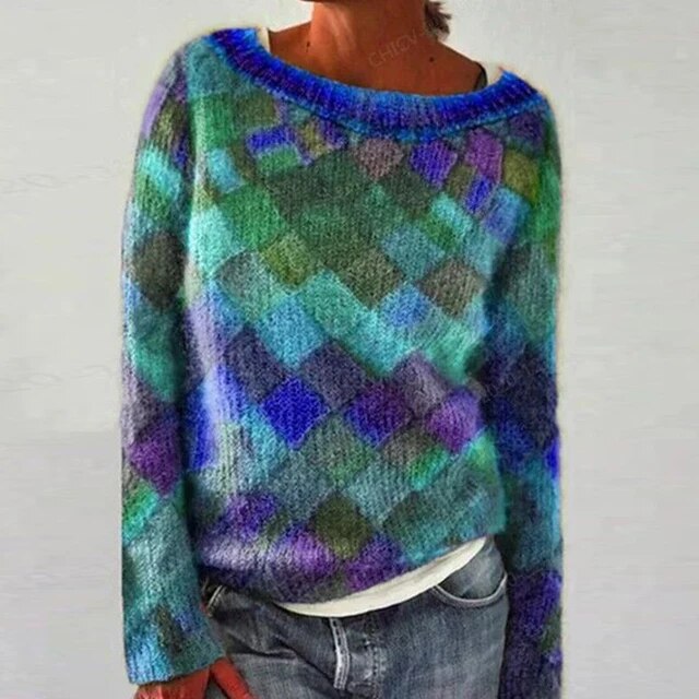 ROSIE LEROY | COLORFUL & STYLISH O-NECK JUMPER