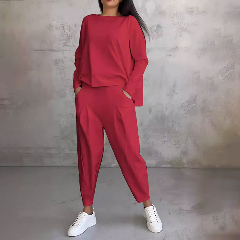 ALISHA | LONG-SLEEVE TOP & PANTS